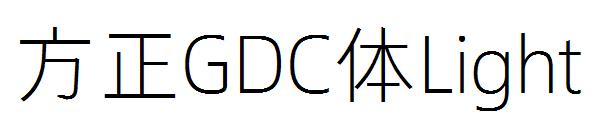 方正GDC体Light