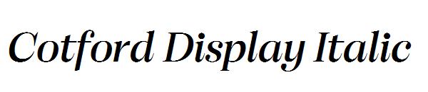 Cotford Display Italic