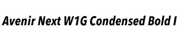 Avenir Next W1G Condensed Bold I