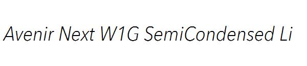 Avenir Next W1G SemiCondensed Li