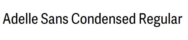 Adelle Sans Condensed Regular