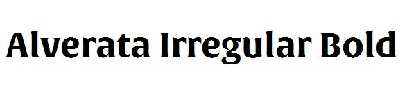 Alverata Irregular Bold