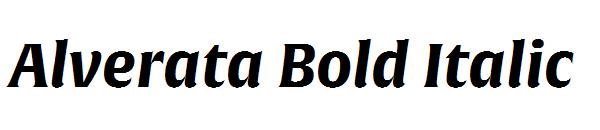 Alverata Bold Italic