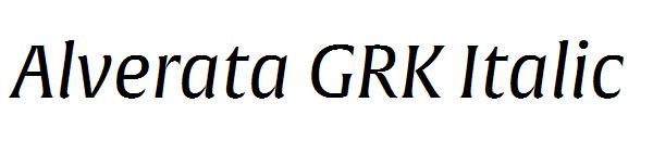 Alverata GRK Italic
