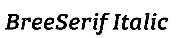 BreeSerif Italic