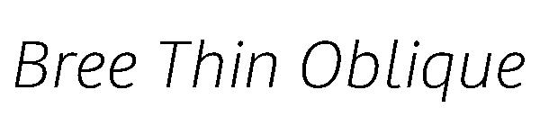 Bree Thin Oblique