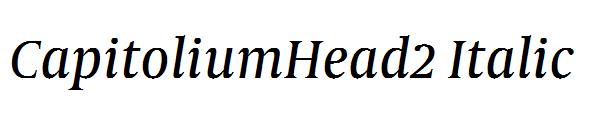 CapitoliumHead2 Italic