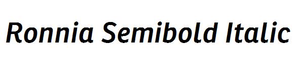 Ronnia Semibold Italic