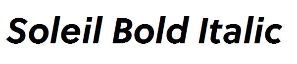 Soleil Bold Italic
