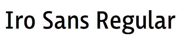 Iro Sans Regular