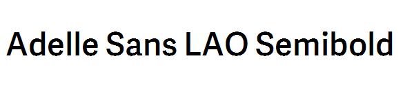 Adelle Sans LAO Semibold