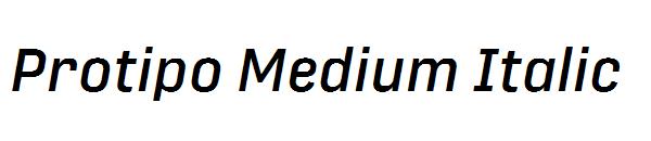 Protipo Medium Italic