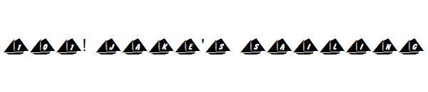 101! Jake's Sailing字体