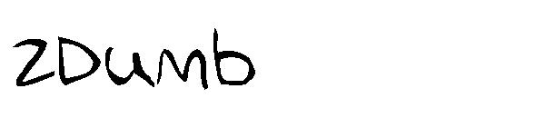 2Dumb字体