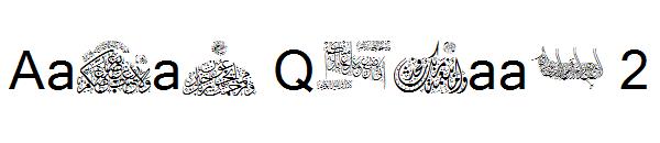 Aayat Quraan 2字体