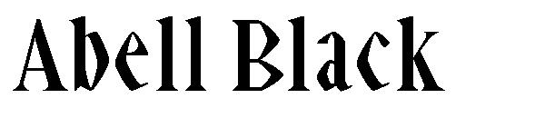 Abell Black字体
