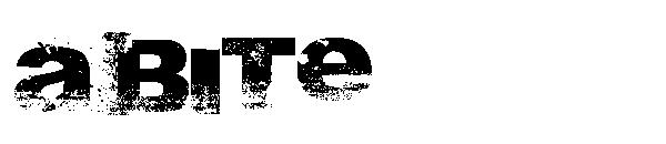 A bite字体
