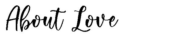 About Love字体