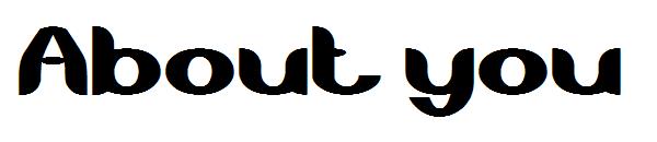 About you字体