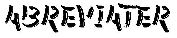 Abreviater字体