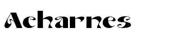 Acharnes字体