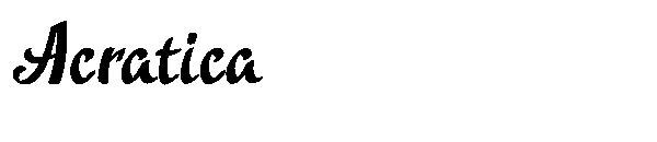 Acratica字体