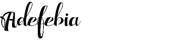 Adefebia字体