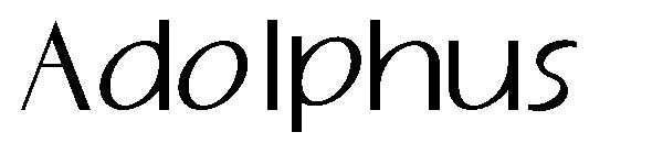 Adolphus字体
