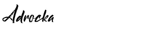 Adrocka字体