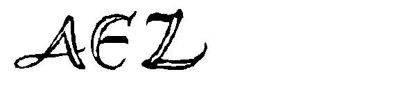 AEZ scripty字体