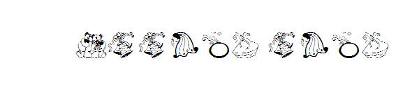 AEZ wedding dings字体