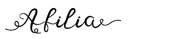 Afilia字体