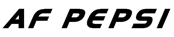 AF PEPSI字体