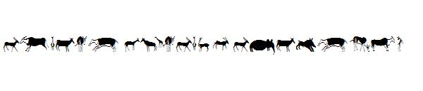 Afrika RockArt F Animals1字体