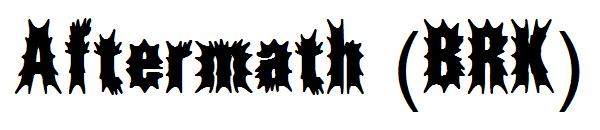 Aftermath (BRK)字体