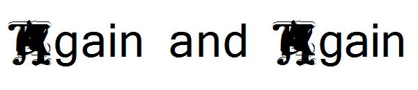 Again and Again字体