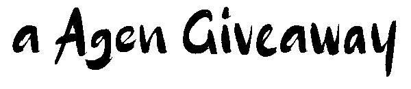a Agen Giveaway字体