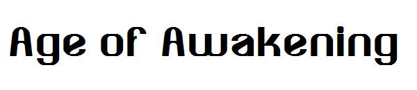 Age of Awakening字体
