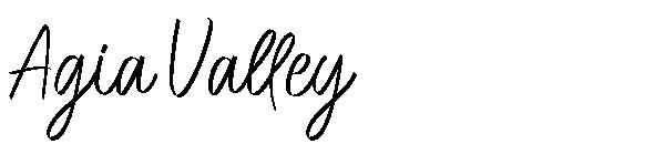 Agia Valley字体