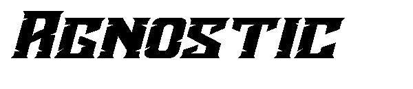 Agnostic字体