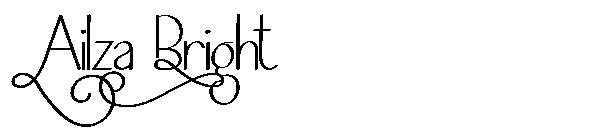Ailza Bright字体