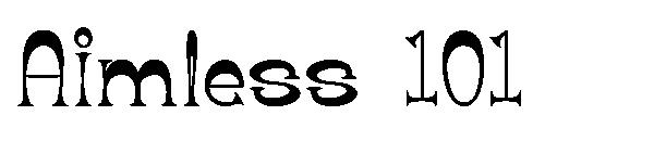 Aimless 101字体