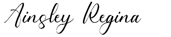 Ainsley Regina字体