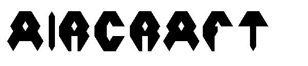 AIRCRAFT字体