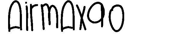 AirMax90字体