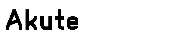 Akute字体