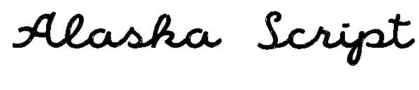 Alaska Script字体