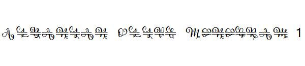 Albanian Olive Monogram 1字体