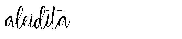 aleidita字体