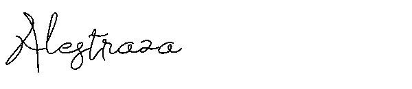 Alestraza字体